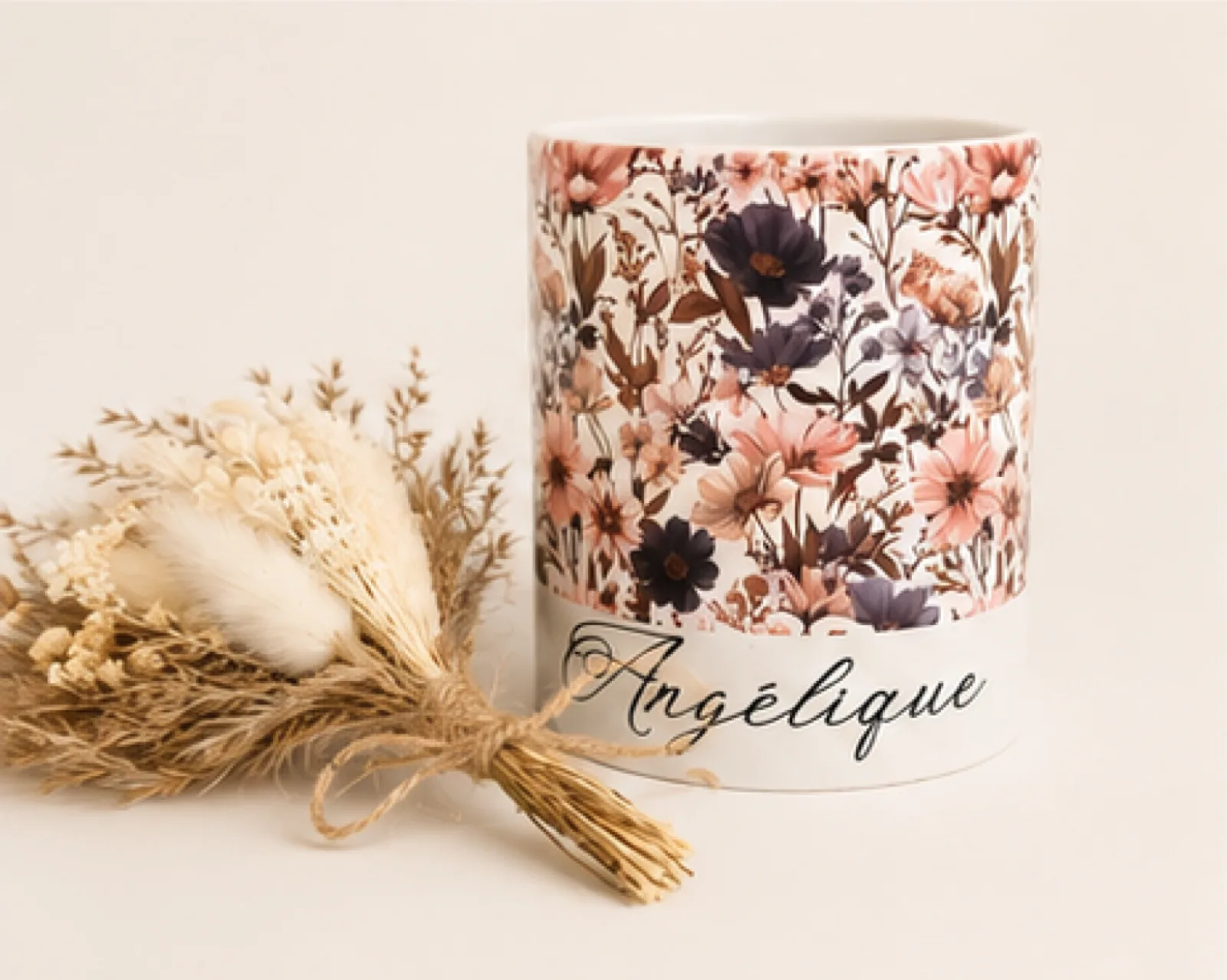 Mug personnalisé avec message imprimé